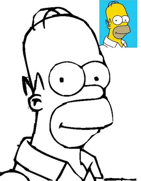 Dibujos De Homero Simpson Para Colorear En Familia Colorear Im Genes