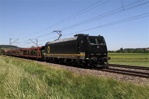 Beacon Rail 185 547 Mit Einem Leeren Autozug Bei Der Durch Flickr