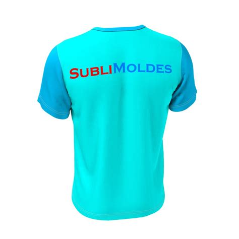 Molde Camiseta Basica Cuello Redondo Pack 8 Tallas Sublimoldes Moldes