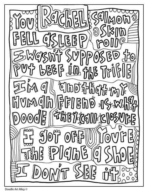 Friends Quotes - Doodle Art Alley