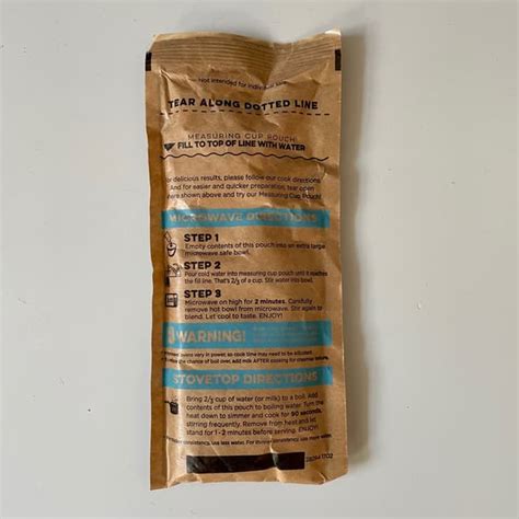 Organic Bare Instant Multigrain Hot Cereal With Flax From Better Oats Vegan Product Reviews