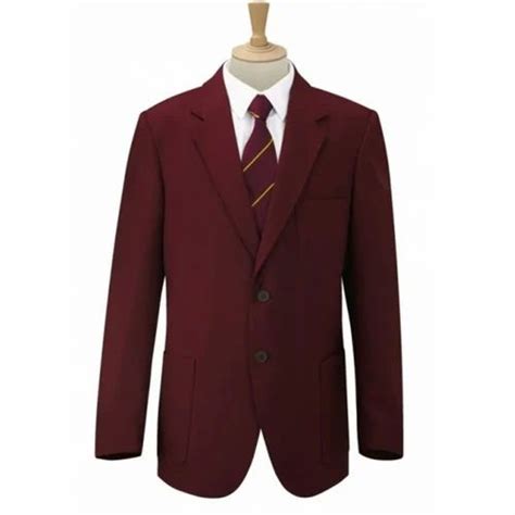 Maroon Plain School Blazers At Rs 550 In New Delhi Id 16692541973