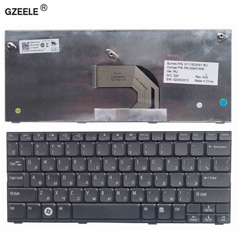 Teclado Ruso Para Port Til Dell Inspiron Mini Para Modelos