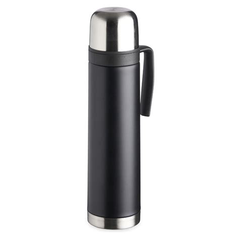 Garrafa T Rmica Inox Litro Preto Personalizado