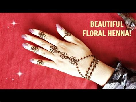 Easy Henna Designs Flowers