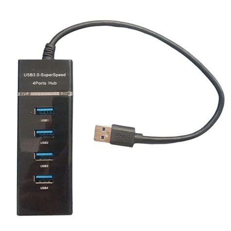 HUB USB 3.0 A 4 PUERTOS USB 3.0 30 CENTIMETROS MODEL-303 - Complus 