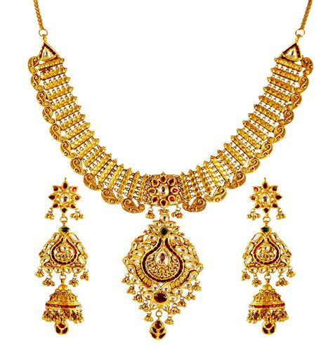 22kt Gold Antique Necklace Set Stan20956 Sets Necklace Antique