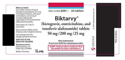 Bictegravir Tenofovir Alafenamide Emtricitabine Biktarvy Treatment National Hiv Curriculum
