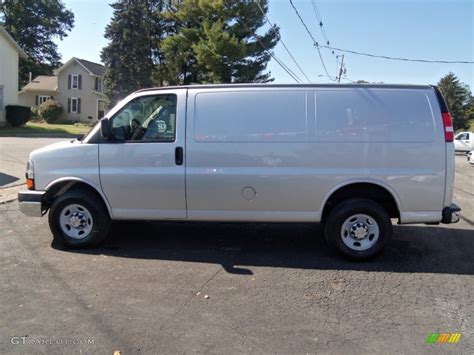 Sheer Silver Metallic Chevrolet Express Cargo Van