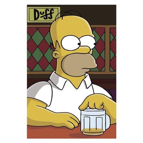 Placa Decorativa Simpsons Homer No Bar Do Moe