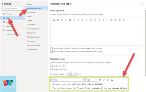 How To Change Default Font In Outlook Desktop App And Web