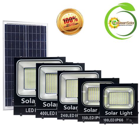 Reflector Solar Todo En Uno 300w Con Control Eco Green Solar