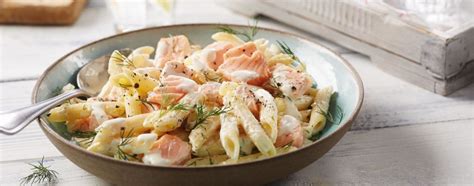 Schnelle Lachs Pasta Dill Sahnesoße Rezept LIDL Kochen