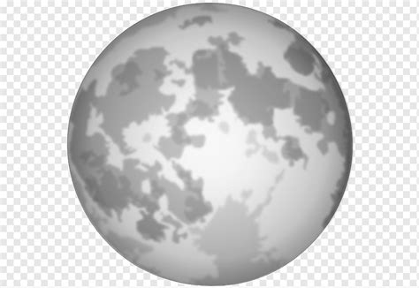 Supermoon Full Moon Astronomy Atmosphere Monochrome Sphere Png