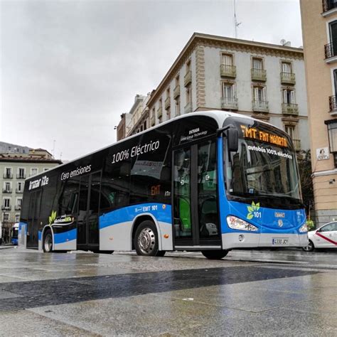 Emt Madrid On Twitter Nuestro Primer Bus Est Ndar Completamente