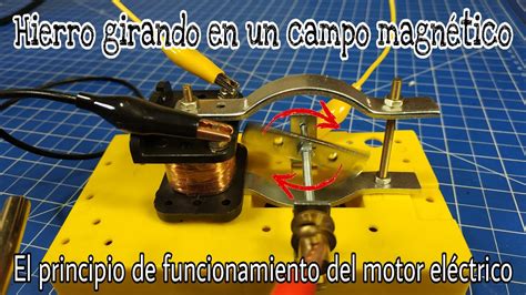 El Principio De Funcionamiento Del Motor El Ctrico Experimentando Con