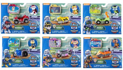 Buy Paw Patrol Mission Paw Complete Set of 6 Figures with Vehicles ...