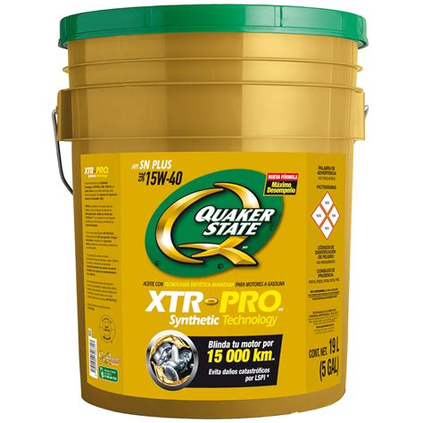 Quaker State Aceite Multigrado XTR PRO 15W 40 De 19 Litros