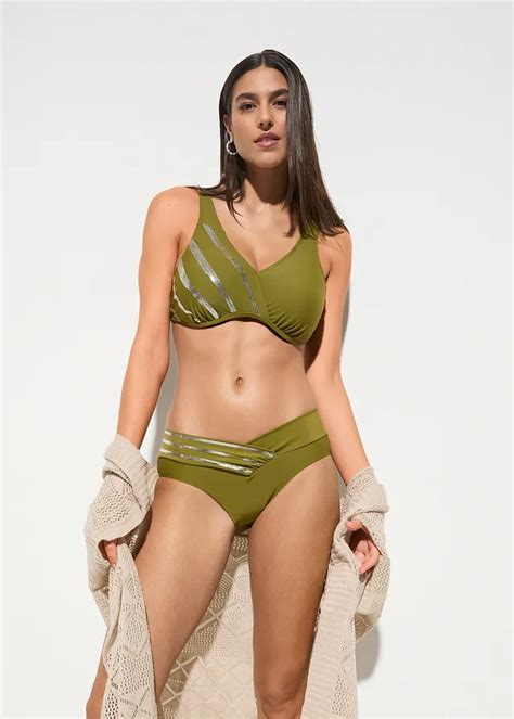 Ekskluzywne figi bikini z poliamidu z recyklingu cena zł sklep bonprix