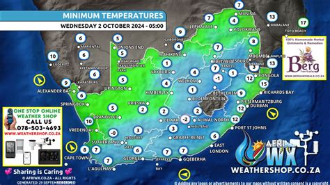 South Africa Extended Weather Report Maximum And Minimum Temperature