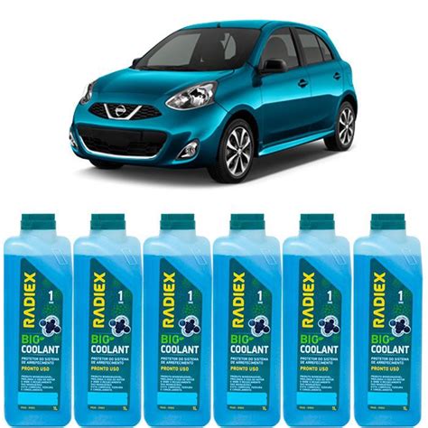 Kit Aditivo Radiador Bio Coolant Pronto Para Uso Azul Ps2G Nissan