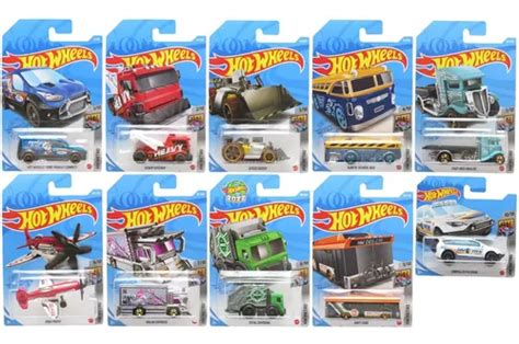 Série Hw Metro Main Line 2021 10 Miniaturas Hot Wheels Parcelamento