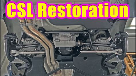 Bmw E46 M3 Csl Underside Restoration Better Than New Youtube