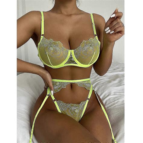Sexy Lace Lingerie Set Women S Underwear Transparent Bra Panty