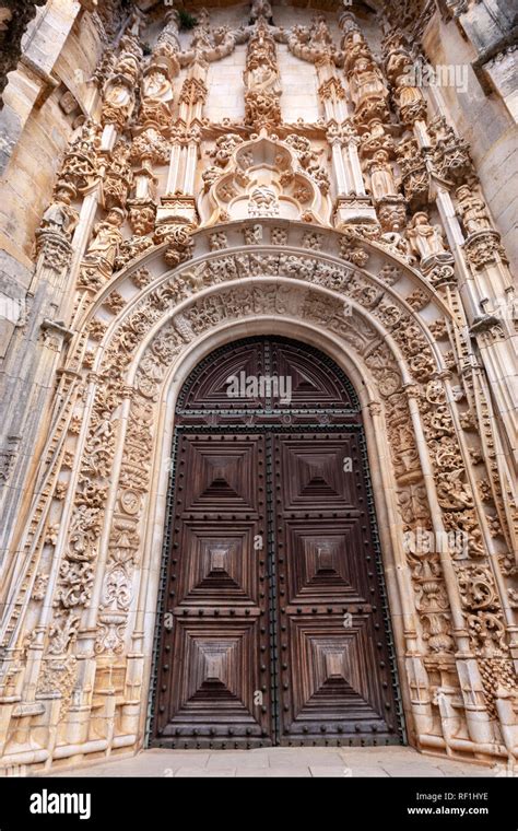 La Entrada De La Iglesia Del Convento De Estilo Manuelino Convento De