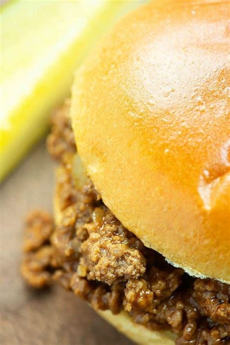 Homemade Sloppy Joes Buns In My Oven