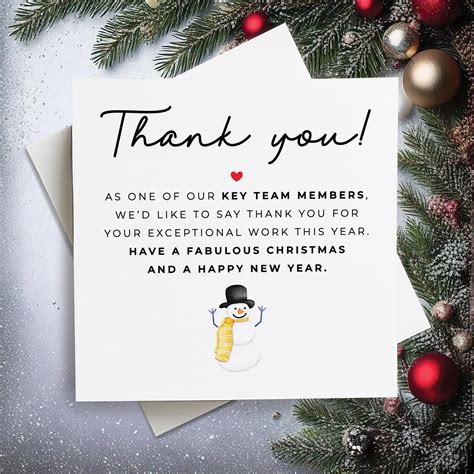 Happy Holidays Card, Employee Christmas Gift, Holiday Card for