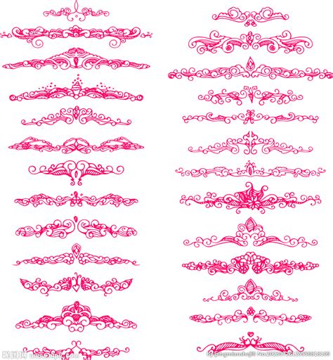 欧式花纹设计图花边花纹底纹边框设计图库昵图网