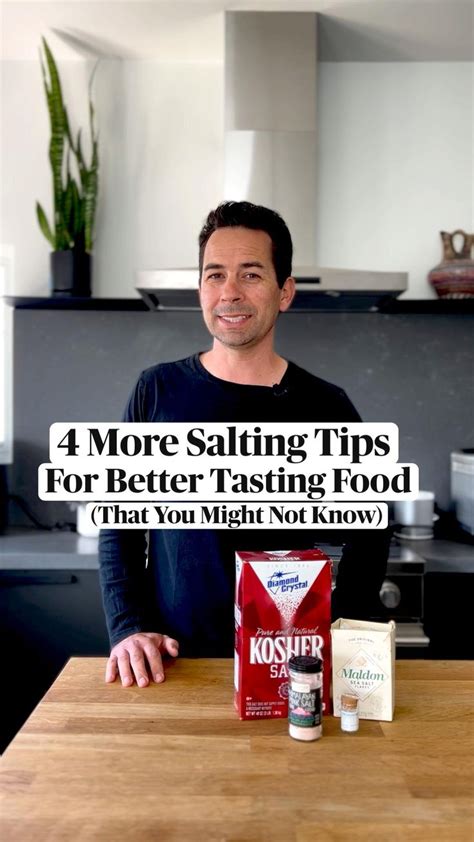 4 Salting Tips For Better Tasting Food (that you might not know)! | Cooking tips, Food, Tips