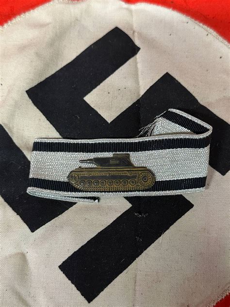 Rare Ww2 German Panzer Tank Badge Insignia Auction