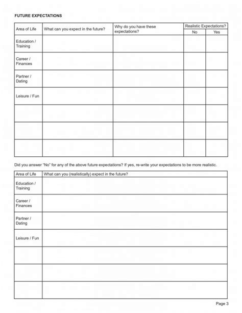 Reality Therapy Worksheets Bundle Pdf Templates