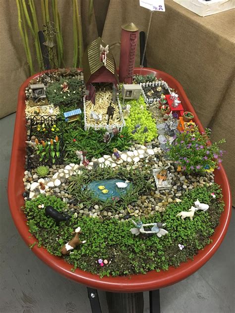 24 Wheelbarrow Fairy Garden Ideas You Gonna Love Sharonsable