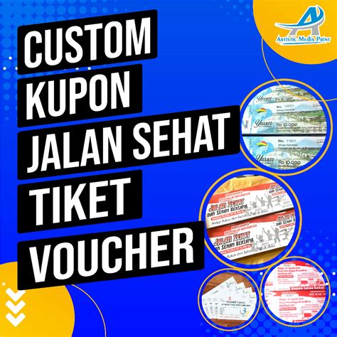 Jual CETAK KUPON UNDIAN CUSTOM KARCIS PARKIR KUPON DOORPRIZE