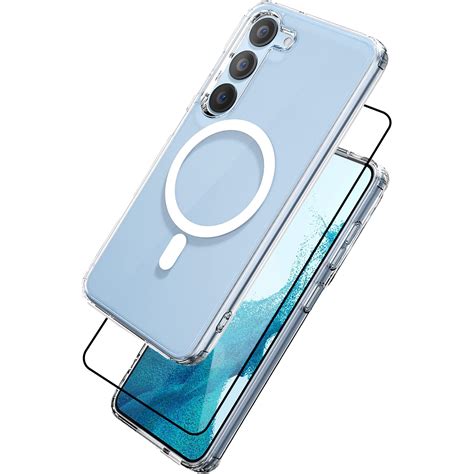 Set Full Protection cu MagSafe Transparenta si folie sticla protectie