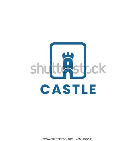 Castle Logo Design Template Vector Stock Stock Vector Royalty Free