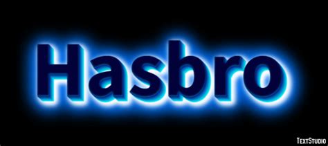 Hasbro Text Effect And Logo Design Brand