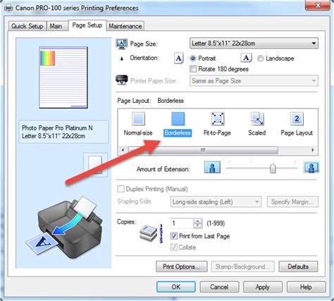 How To Print Borderless On Epson Canon Hp Inkjet Printers