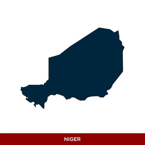 Premium Vector Niger Country Map Icon Vector Design Template