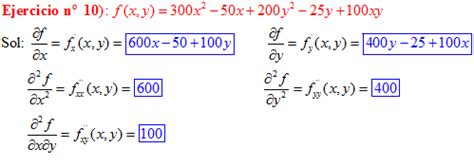 Derivadas Parciales Derivadas