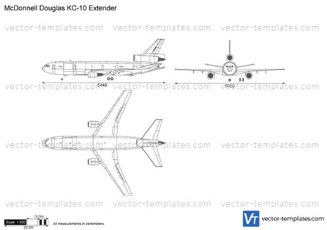 Templates - Modern airplanes - McDonnell Douglas - McDonnell Douglas KC ...