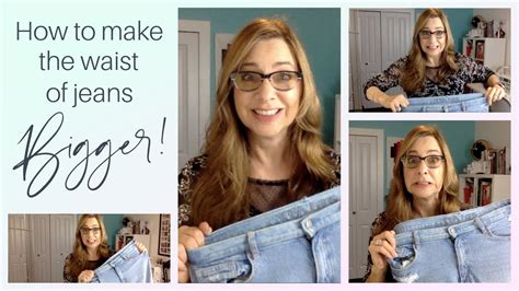 Make The Waist Of Jeans Bigger Youtube