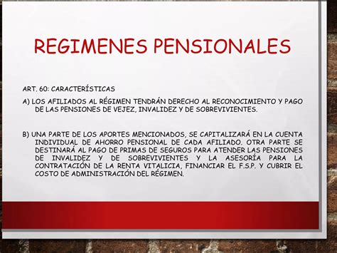 El Sistema General De Pensiones Ppt Descarga Gratuita