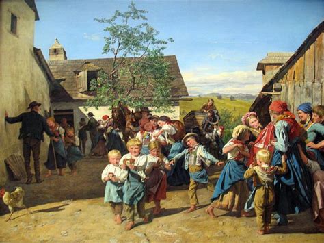 Return From The Church Fair 1859 Ferdinand Georg Waldmüller