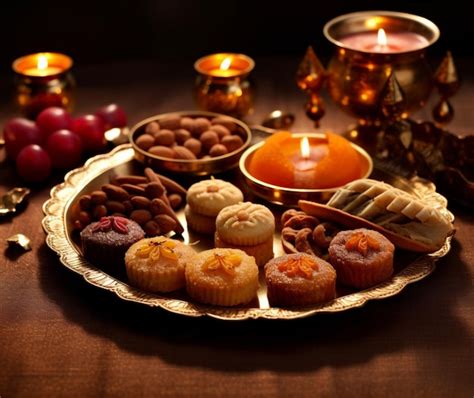 Premium AI Image | Delicious Diwali sweets