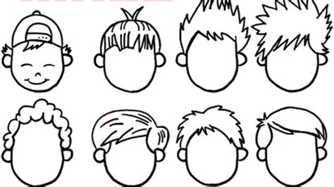 How To Draw Cartoon Boy Hair