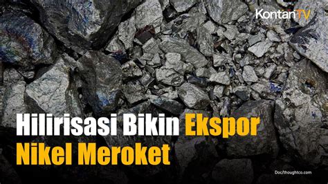 Program Hilirisasi Berhasil Mendongkrak Nilai Ekspor Nikel Kontan News